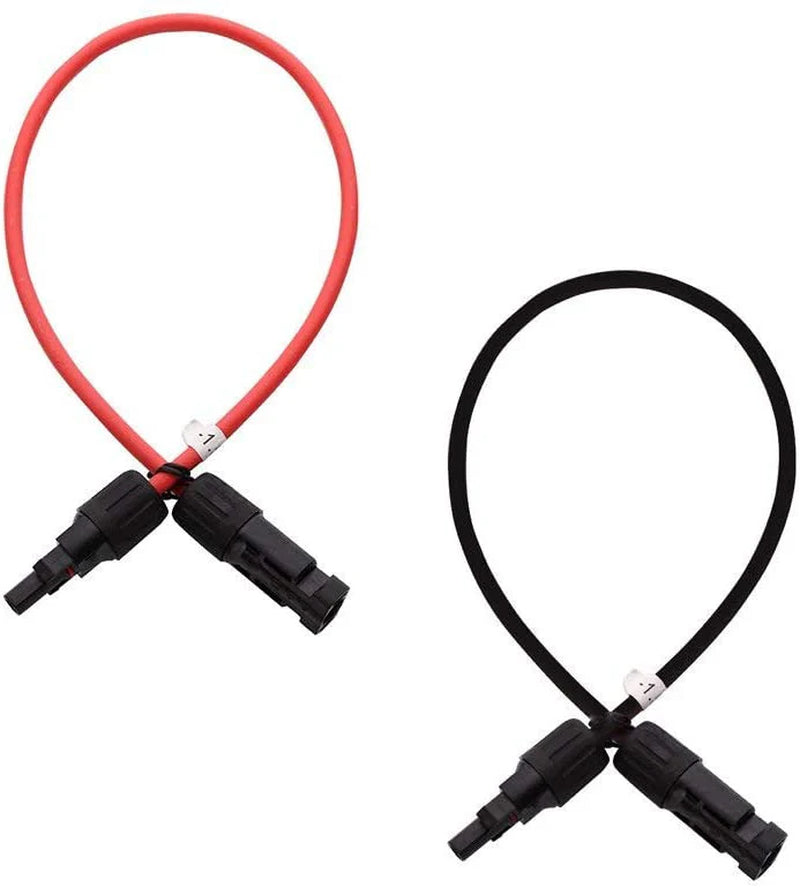 High-Quality 1.5Ft Solar Extension Cable - 12AWG Pair for Optimal Performance
