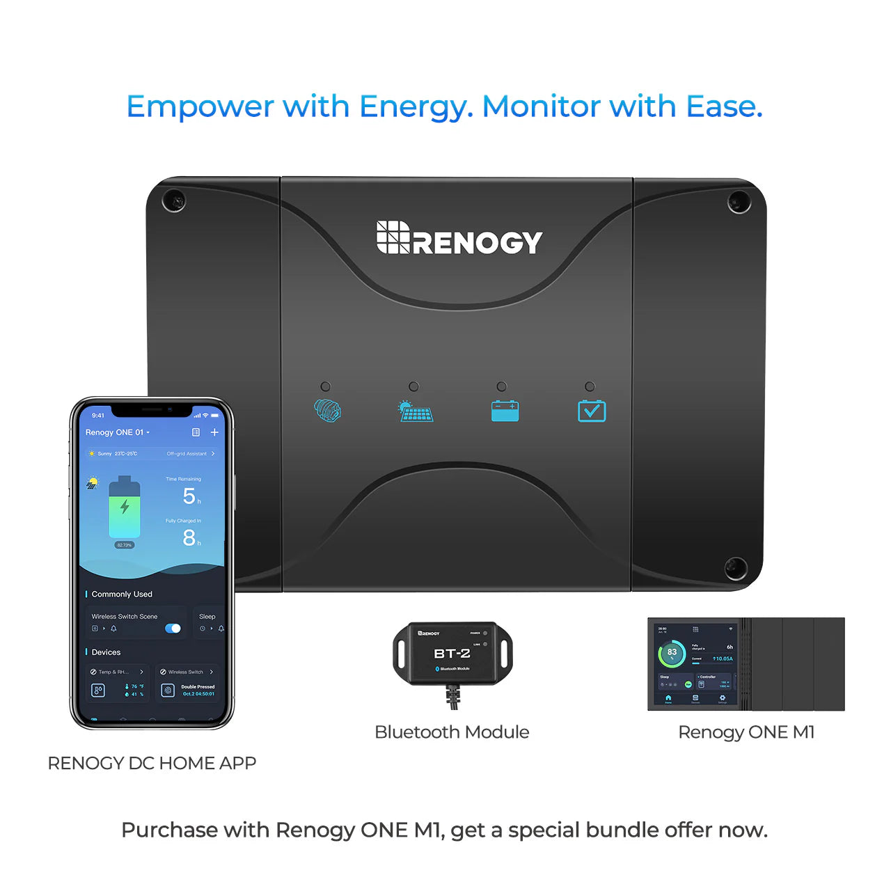DCC30S 12V 30A Dual Input DC to DC Battery Charger with MPPT