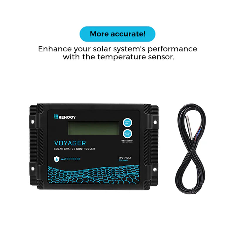 New Edition Voyager 20A PWM Waterproof Solar Charge Controller