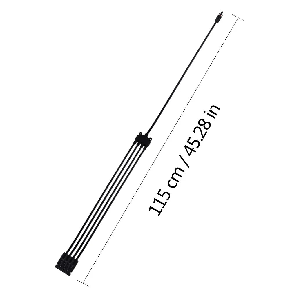 4 to 1 Solar Branch Connectors MMMMF+FFFFM Pair