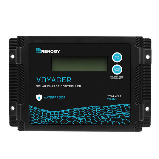 New Edition Voyager 20A PWM Waterproof Solar Charge Controller