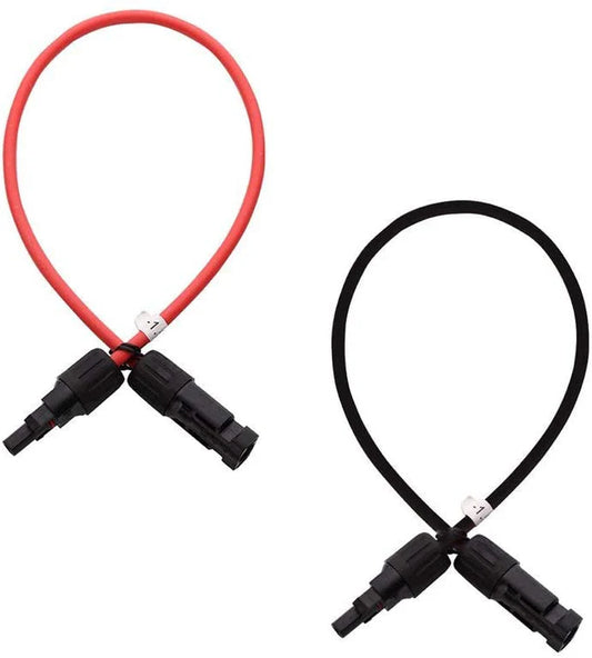 High-Quality 1.5Ft Solar Extension Cable - 12AWG Pair for Optimal Performance