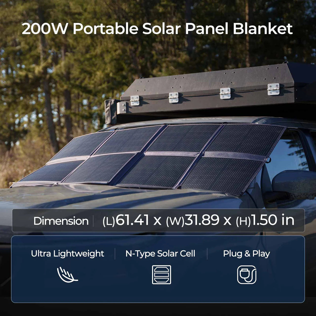 Renogy 200W Solar Panel Blanket