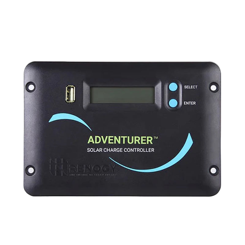 Adventurer Li 30A PWM Flush Mount Charge Controller W/ LCD