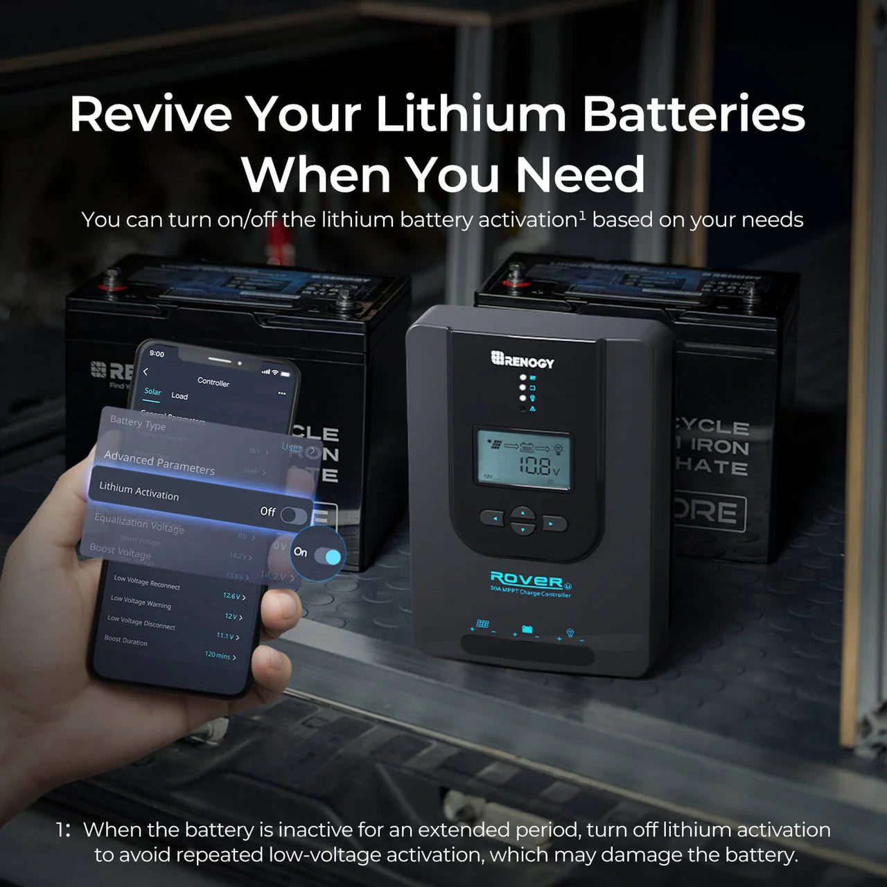 Rover Li 30 Amp MPPT Solar Charge Controller