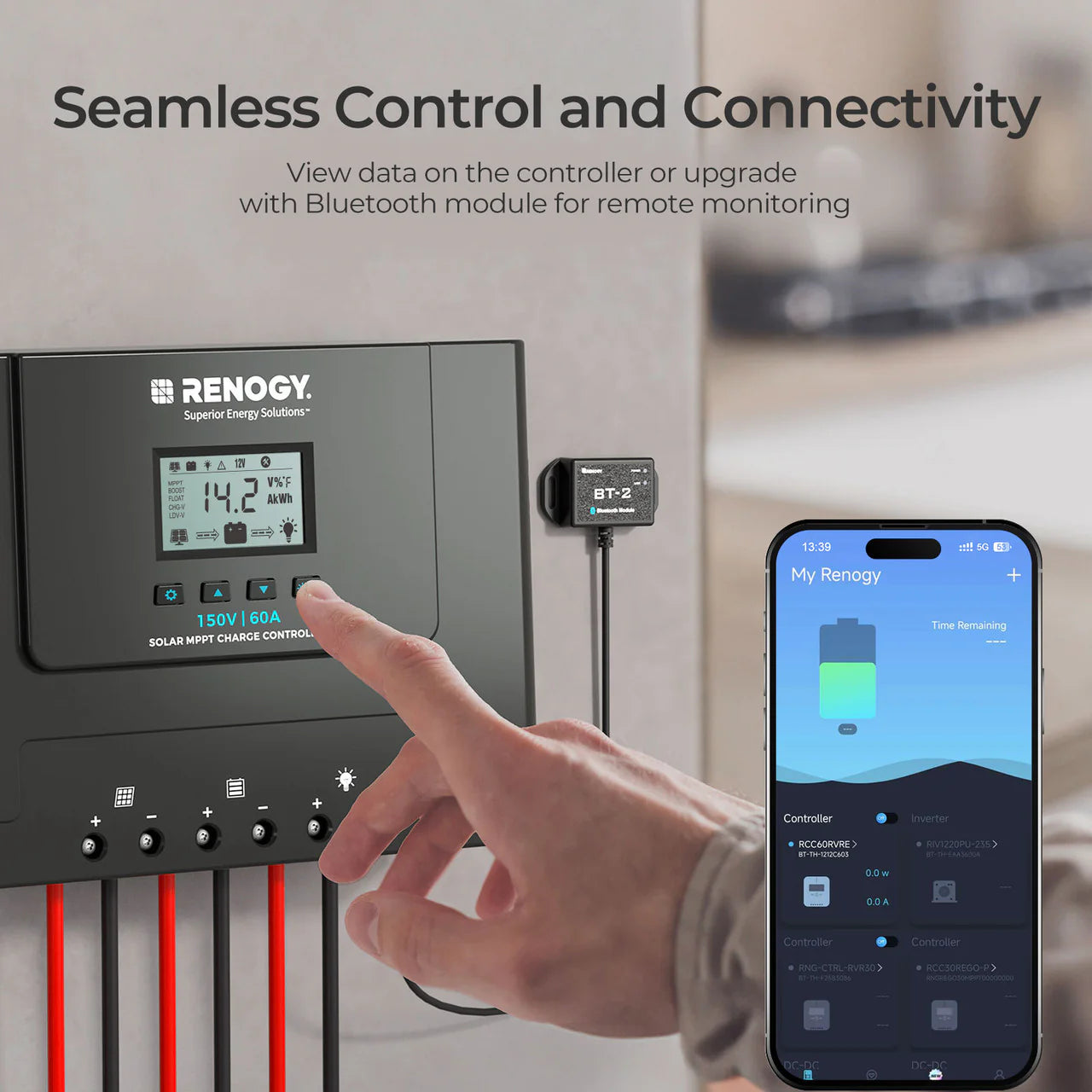 Rover Lite 12V/ 24V/ 36V/ 48V 60A MPPT Solar Charge Controller