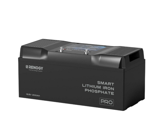 Pro- 12V 200Ah Smart Lithium Iron Phosphate Battery w/ Bluetooth & Self-Heating-0
