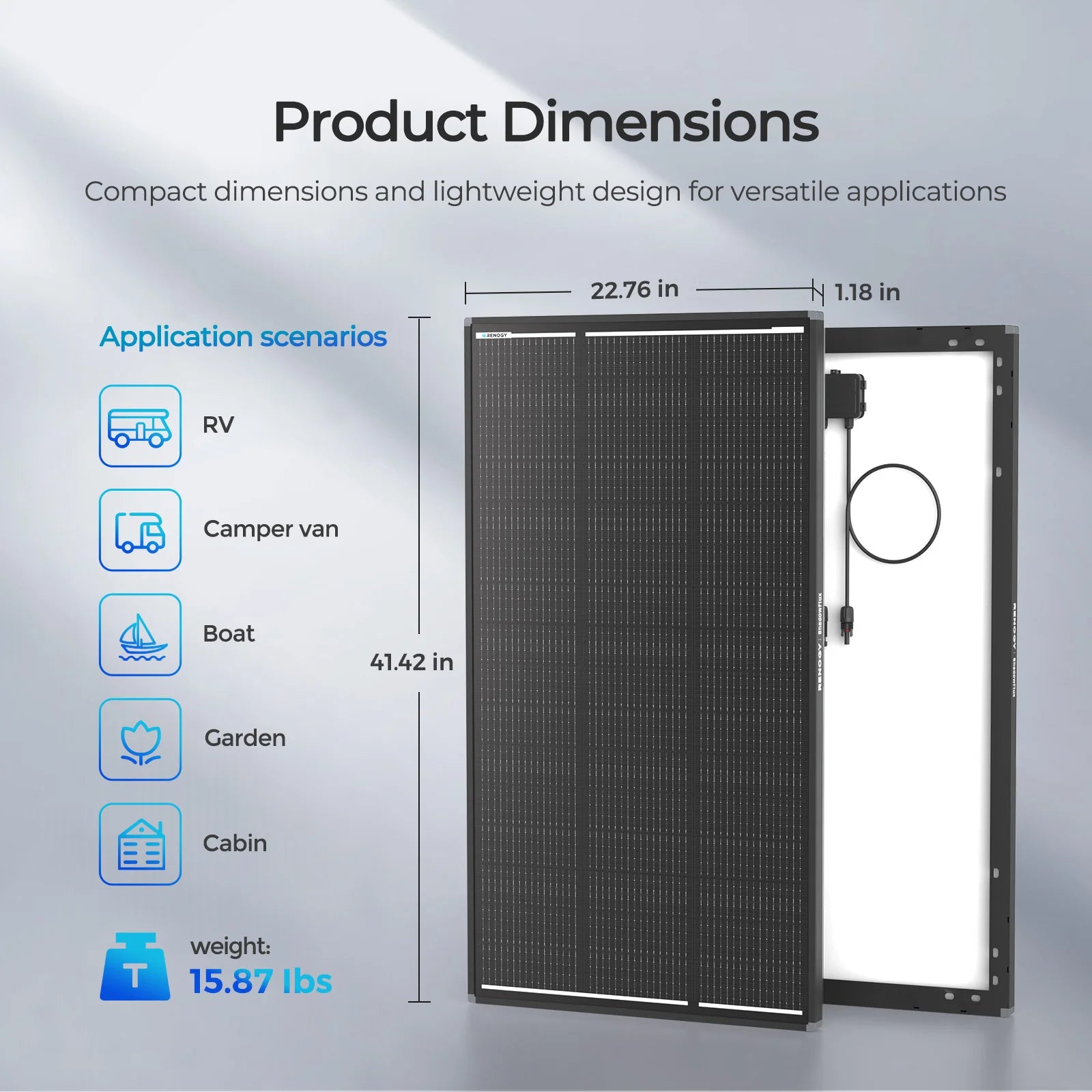 120W Shadowflux™ N-Type Solar Panel - Pre-Order (Ships Oct 10)