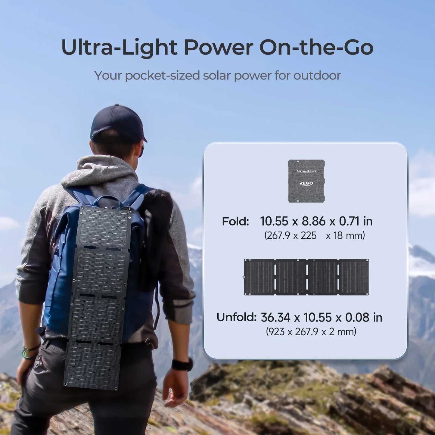 Renoy 30W Portable Solar Panel