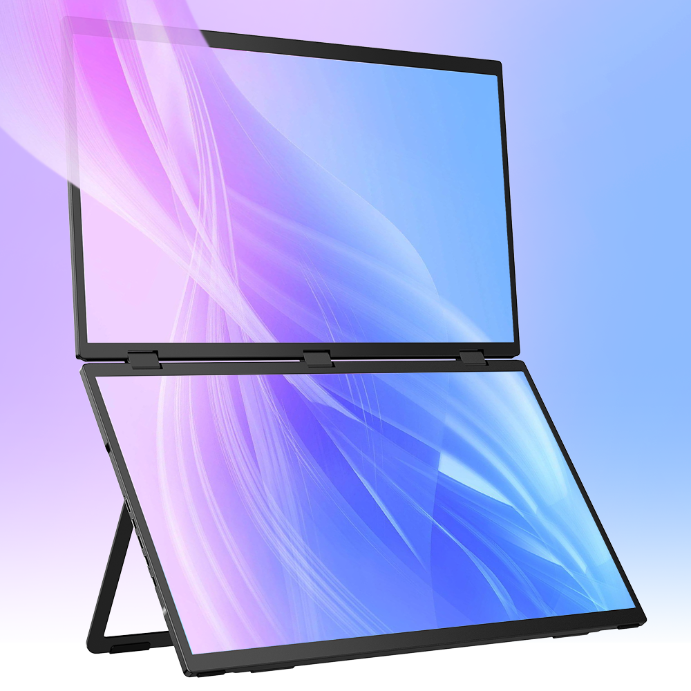 Delta Max Touch - Stacked Monitor Laptop Touch Dual Screen Folding 18 Inch
